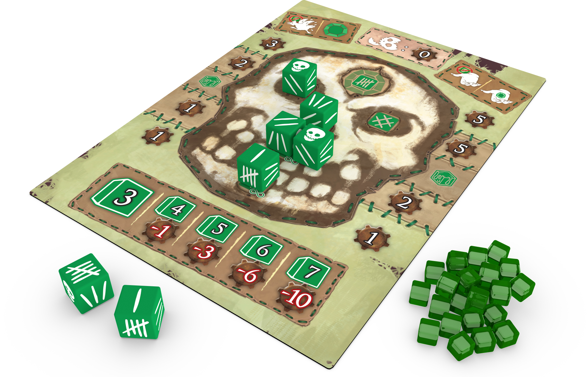 Emerald Skulls by Thunderworks Games